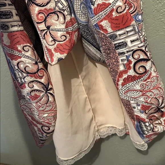 Anthropologie Castle Lake Multicolor Halter Dress - Picture 5 of 7